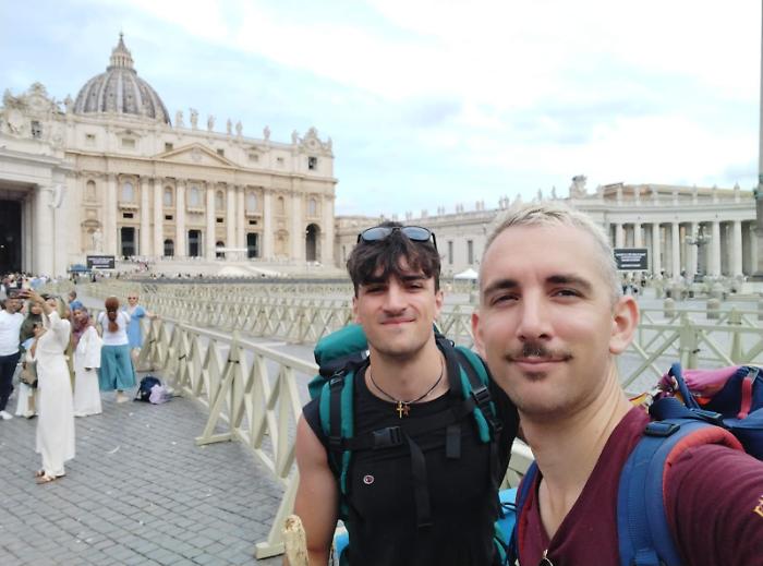 L'arrivo in piazza San Pietro