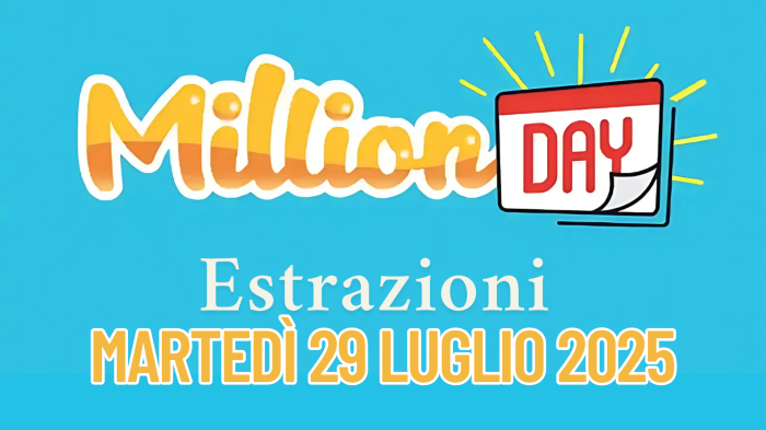 Million Day e Million Day Extra, le estrazioni di oggi martedì 29  luglio: i numeri vincenti