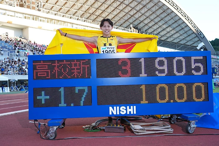 Sorato Shimizu, record del mondo dei 100 metri under 18. Nemmeno Bolt come lui
