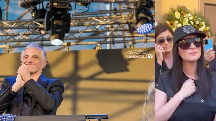 Laura Pausini canta Volare ai funerali di Celso Valli: "Felice di stare lassù, con te: ciao Celso"