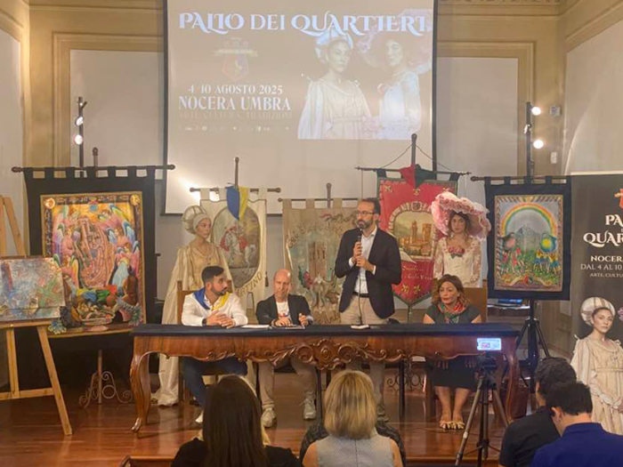 Nocera Umbra presentazione Palio dei Quartieri 