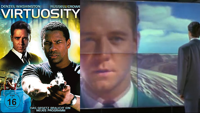 Russell Crowe, parla il regista di Virtuosity: "Dormiva sul mio divano. Denzel Washington era geloso del suo ruolo"