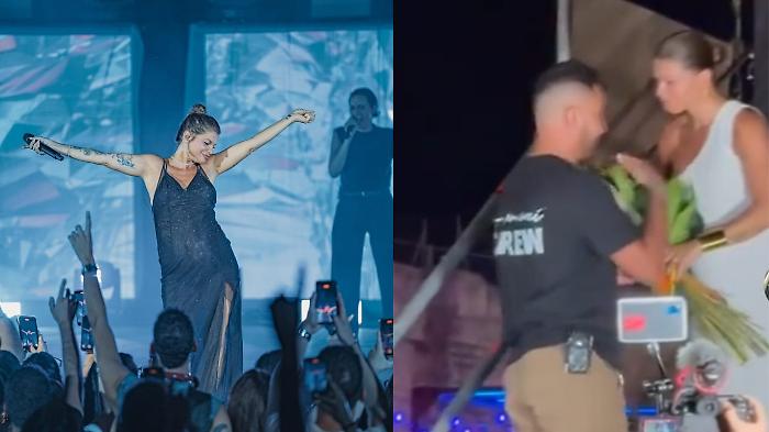 Alessandra Amoroso dice Sì, la romantica proposta di matrimonio sul palco a Lecce