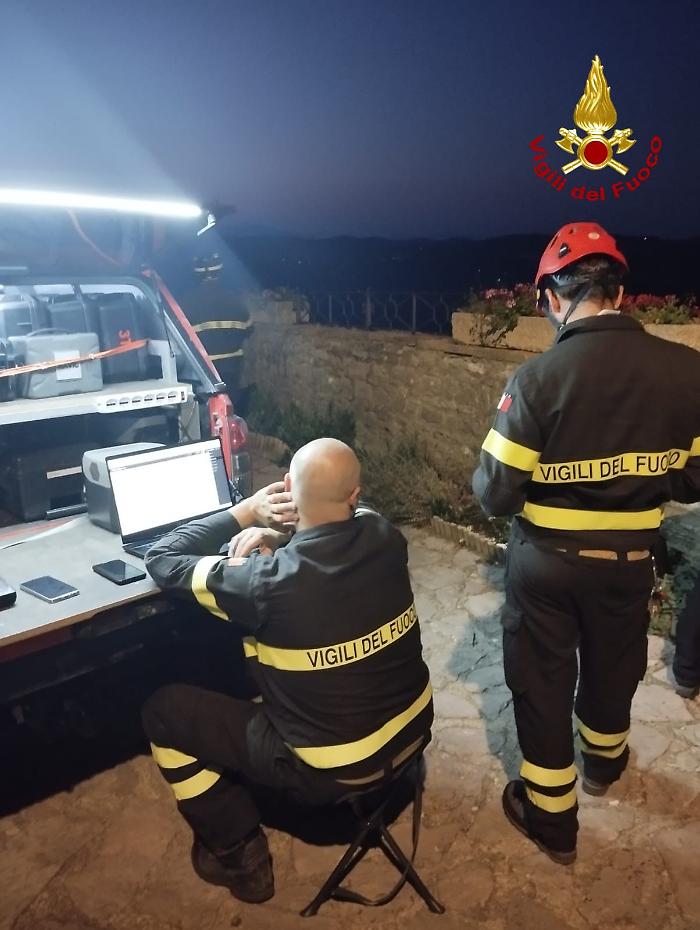 Terni, uomo disperso a Titignano. In corso le ricerche dei Vigili del Fuoco