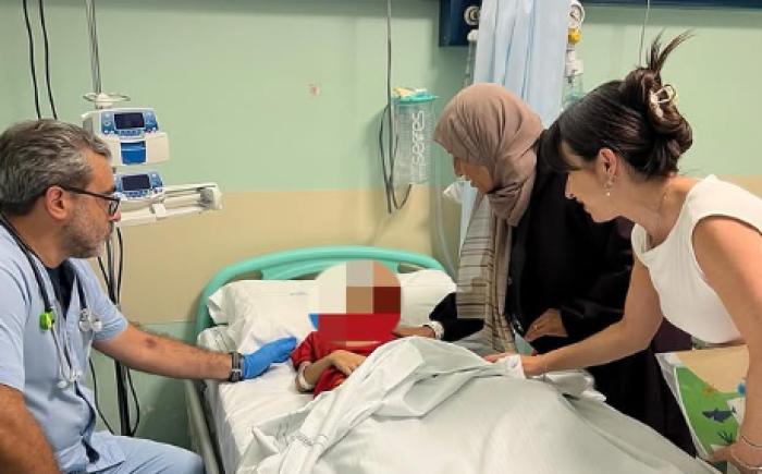 Bimbo palestinese operato a Perugia, la presidente Proietti: "Commozione e gratitudine". Il messaggio sui social