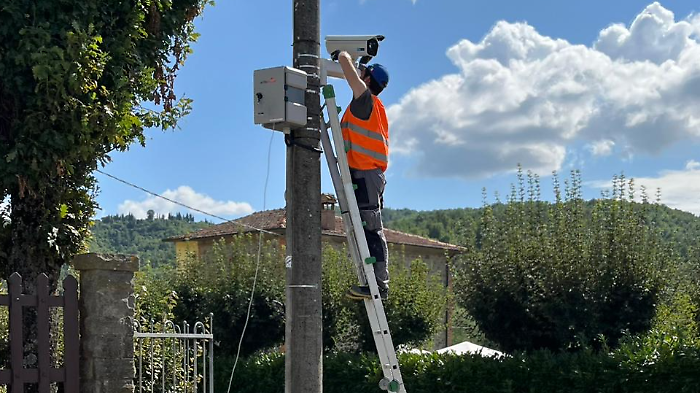 Telecamere a Palazzo del Pero
