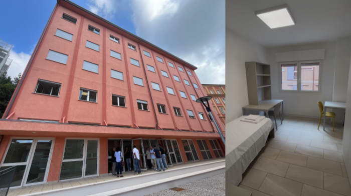 Nuovi posti letti per gli studenti universitari di Perugia: tour nel padiglione C del collegio Innamorati ad Elce