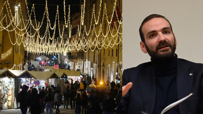 Piano luminarie per il Natale a Perugia, non pagheranno i commercianti. Eventi per capodanno con la Regione 