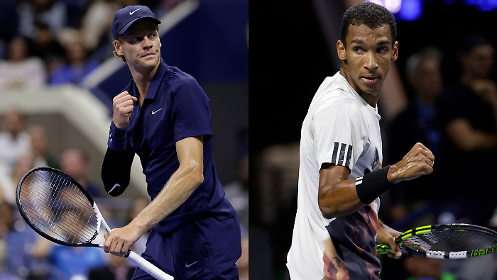 Jannik Sinner contro Felix Auger-Aliassime in semifinale agli Us Open: orario, dove vederla (anche in chiaro) e precedenti