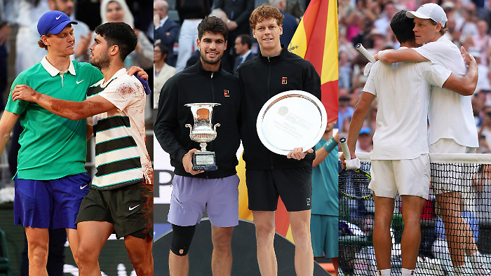 Jannik Sinner e Carlos Alcaraz, tutti i passi di una rivalità nata agli Us Open. Dal Masters 1000 di Parigi a Wimbledon: i precedenti