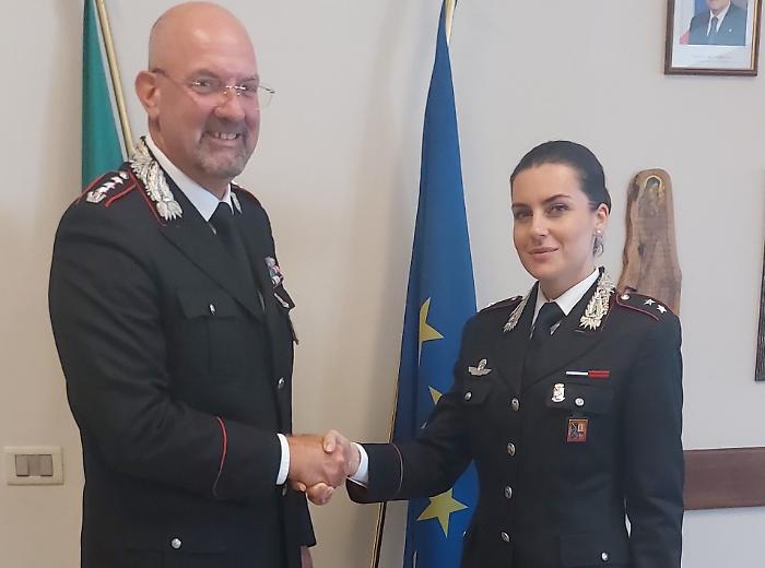 Carabinieri, il Tenente Caterina Martini nuovo comandante del Norm della Compagnia di Terni