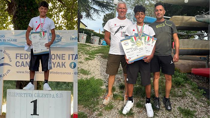 Canoa Club Città di Castello da record: Leonardo Pierangeli conquista due titoli italiani dopo 27 anni