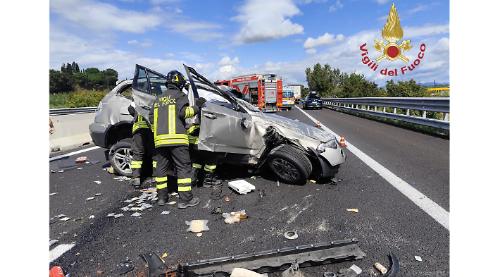 L'auto incidentata