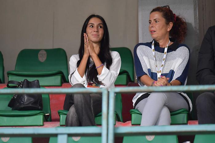 Claudia Rizzo al Liberati per seguire la Ternana: ecco le foto dell'arrivo in tribuna