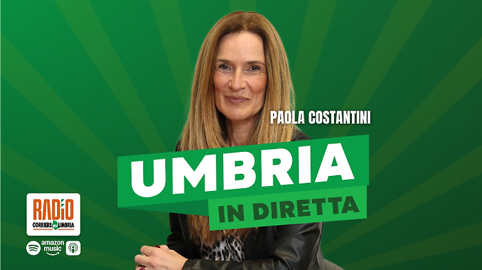 Nuova puntata di Umbria in diretta: ospite  Sergio Casagrande, direttore del Corriere dell'Umbria e del Gruppo Corriere