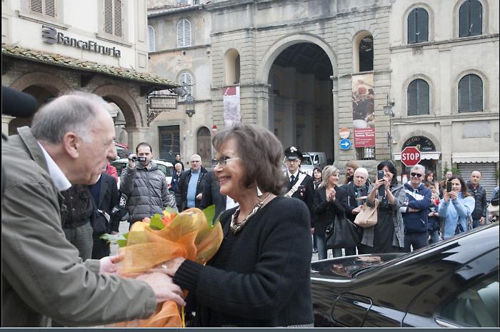 Claudia Cardinale ad Anghiari
