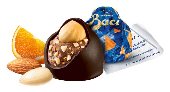 I Baci Perugina abbracciano i cristalli all'arancia: ecco il nuovo gusto in edizione limitata