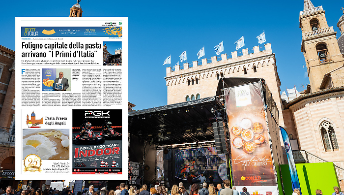 Foligno capitale della pasta: arrivano "I Primi d'Italia". Sfoglia l'inserto 