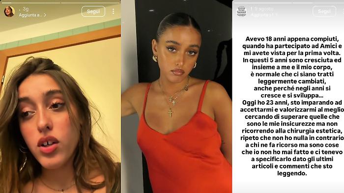 Giulia Stabile, la risposta al body shaming, ai ritocchi estetici e l'attacco di panico durante una puntata di Amici