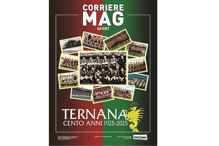 Il Mag sul centenario della Ternana in edicola con il Corriere dell'Umbria