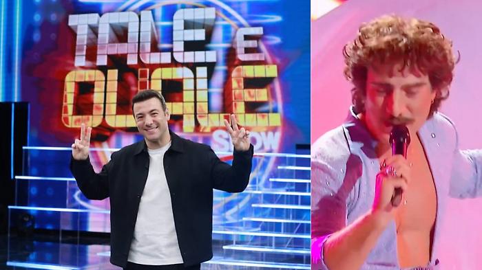 Samuele Cavallo vince la puntata di Tale e Quale Show con Benson Boone: Rai 1 supera i 3 milioni, Tradimento stabile al 14.8%