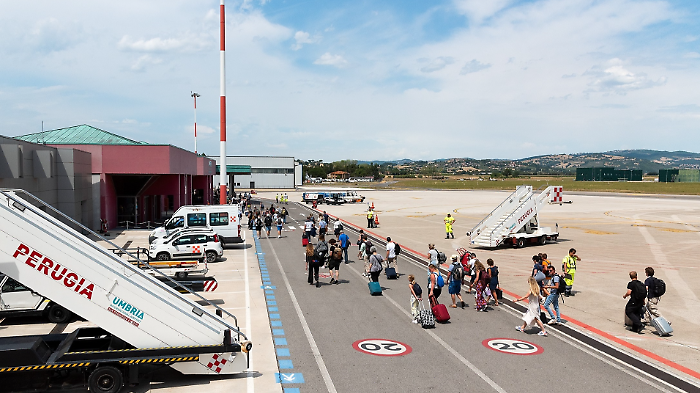 L'Aeroporto dell'Umbria registra il settembre più trafficato nella storia dello scalo. Crescita del 20% rispetto allo stesso mese del 2024