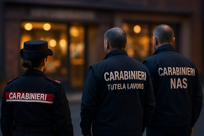 Sospeso ristorante del centro storico. Trovato un lavoratore in nero e scarse condizioni igieniche: sequestrati 25 kg di alimenti