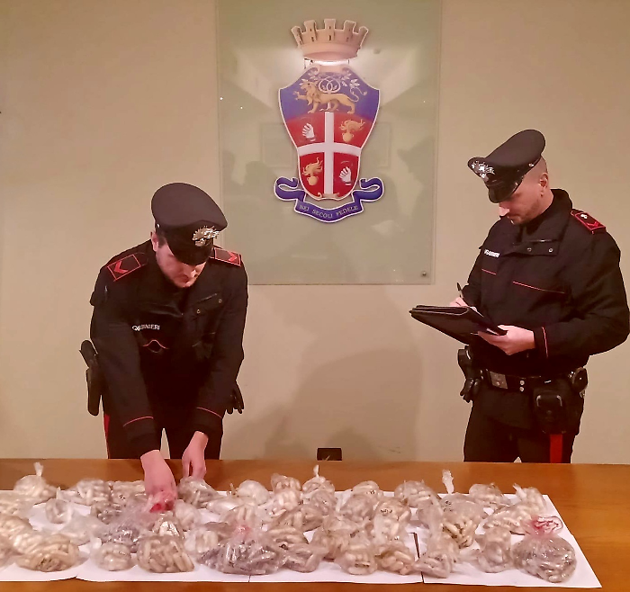 Nascondono in auto oltre 11 kg di droga e 6000 euro in contanti: arrestati tre uomini