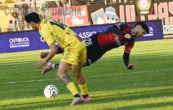 Un Gubbio troppo brutto al Barbetti: il Guidonia passa 2-0, c'è aria di crisi