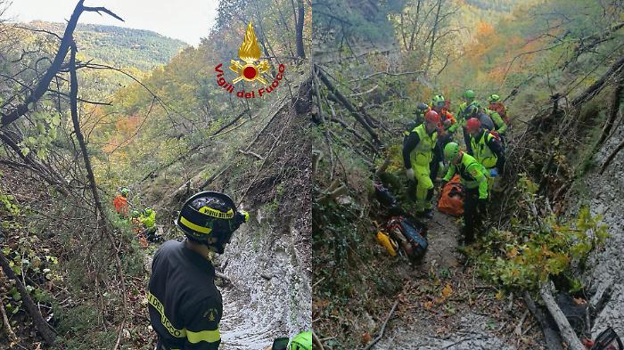 Cacciatore cade in un dirupo di 10 metri: portato in ospedale con l'elisoccorso