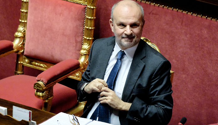 Il ministro della Salute Orazio Schillaci in visita al Corriere dell'Umbria 