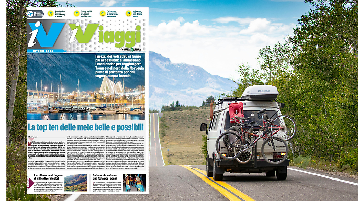 La top ten delle mete belle e possibili: sfoglia il numero di ottobre dell'inserto iViaggi