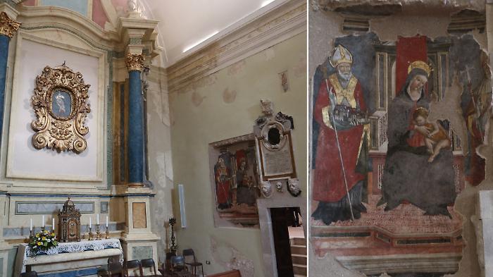 Tutto sull'affresco scoperto nella basilica di San Benedetto: la firma è di un grande artista