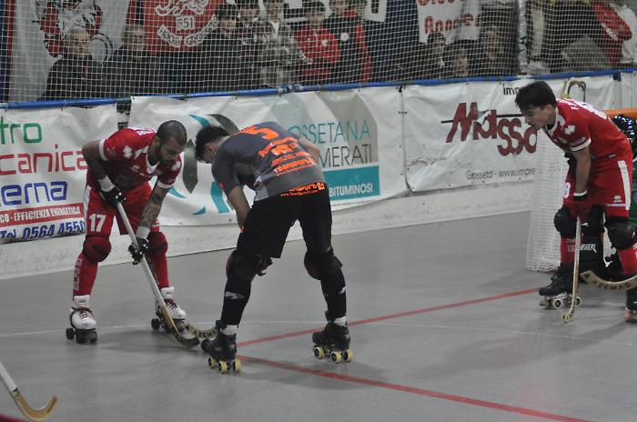 Hockey pista, il Circolo Amatori Grosseto sfiora la vittoria contro l'Amatori Lodi