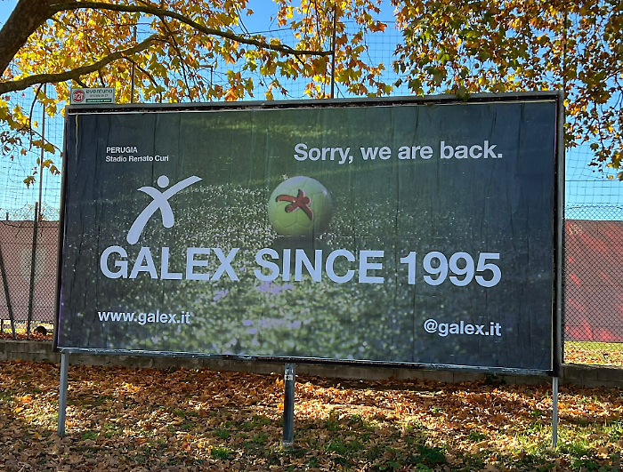 Il ritorno della Galex: "Siamo tornati". Il brand perugino riappare in città: