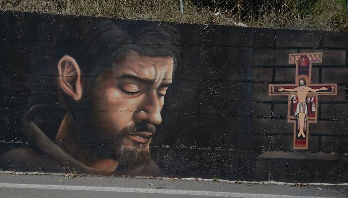 Murale San Francesco Valfabbrica 
