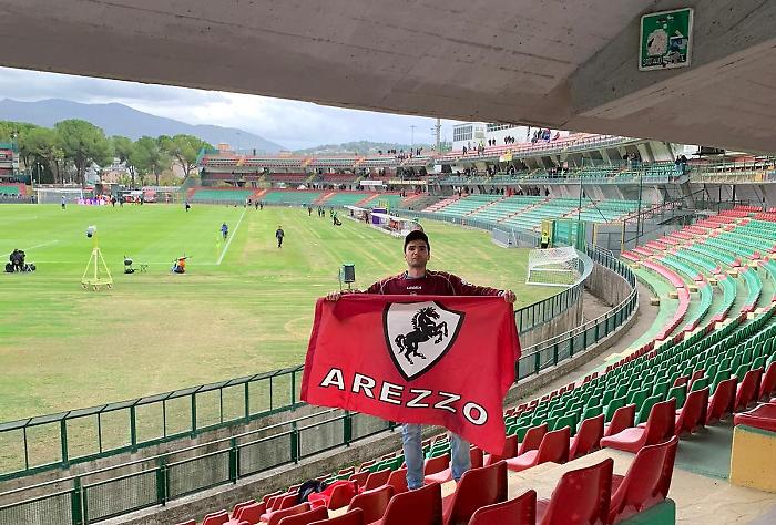 Da solo nel settore ospiti del Liberati e del Curi, il racconto di un tifoso dell'Arezzo
