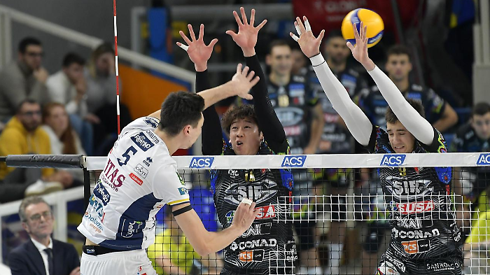 Secondo ko per Perugia: la Sir cade 3-1 a Trento