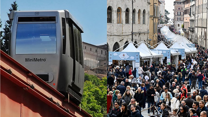 Minimetrò, boom di passeggeri durante Eurochocolate: 170mila in 10 giorni
