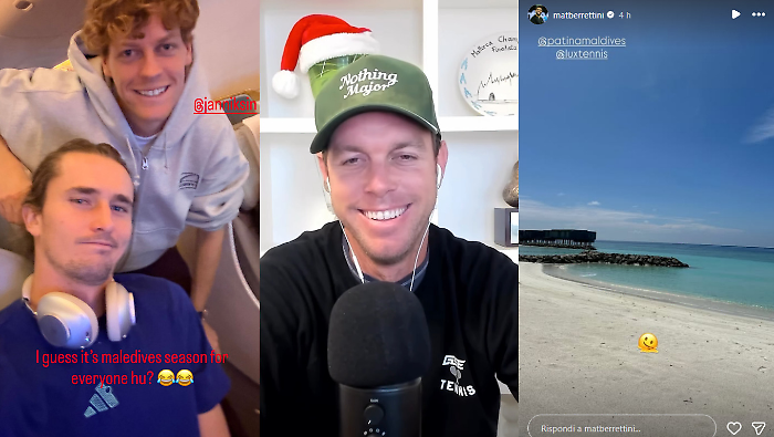Da Jannik Sinner a Matteo Berrettini, perché i tennisti vanno in vacanza alle Maldive? A rivelarlo quattro ex giocatori di tennis