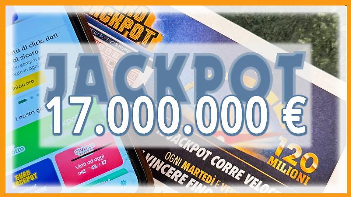 Eurojackpot, i numeri vincenti dell'estrazione di oggi venerd&igrave; 28 novembre. Il jackpot sale a 17  milioni