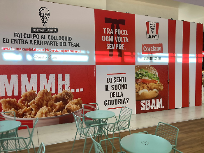 A Corciano arriva Kfc. Ecco quando apre il colosso del pollo fritto 