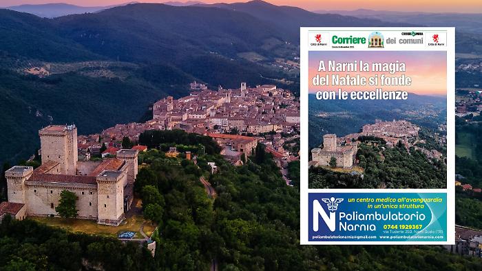A Narni la magia del Natale si fonde con le eccellenze: sfoglia il Corriere dei comuni