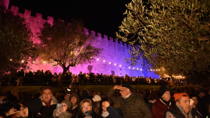 Ponte dell'Immacolata, Boom di turisti per grande albero sul lago 