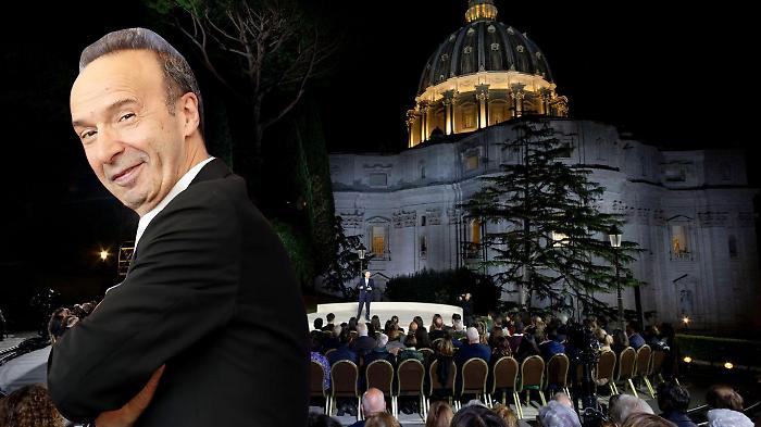 Ascolti tv, Benigni domina la serata su Rai 1 con 24,4% di share, mentre La Notte nel Cuore su Canale 5 si ferma al 15,1%