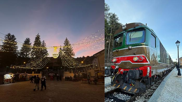 Lungo la Transiberiana d’Abruzzo: un treno d’epoca tra neve, borghi e mercatini di Natale