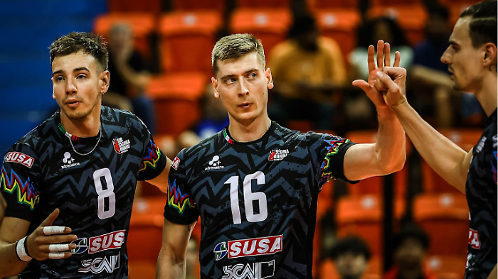 Partenza al top per la Sir al Mondiale per club: lo Swehly ko 3-0