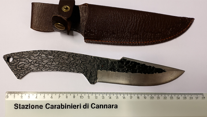 Rifiuta di sottoporsi ai test antidroga e viene sorpreso con hashish e un coltello giapponese: denunciato 20enne