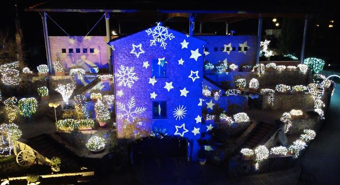 Amelia, visite alle luminarie della Valle della Speranza: la Comunit&agrave; Incontro di Molino Silla apre le porte al pubblico