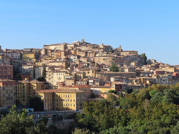 Una veduta di Perugia